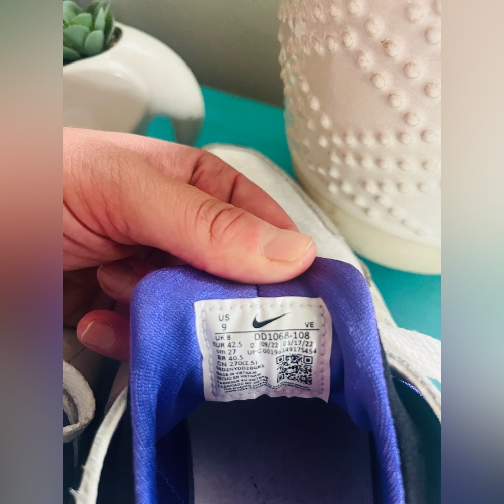 White Black Purple Nike Huraches - Picture 6 of 9